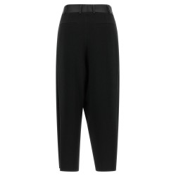 Asymmetrical panel pants