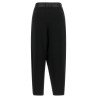 Asymmetrical panel pants