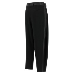 Asymmetrical panel pants
