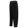 Asymmetrical panel pants