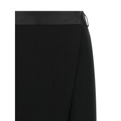 Asymmetrical panel pants