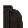 Drawstring down jacket