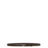 Logo suede belt