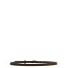 Logo suede belt