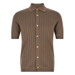 Operated ribbed shirt