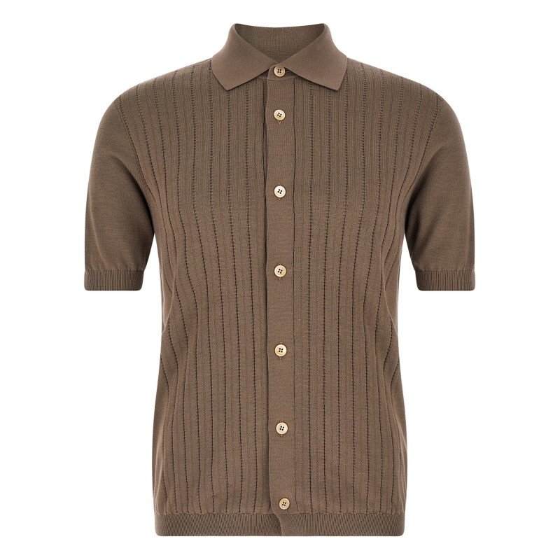 Operated ribbed shirt