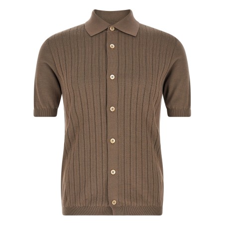 Operated ribbed shirt