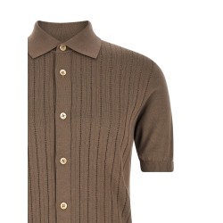 Operated ribbed shirt