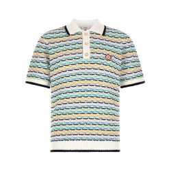 'Tuck Stitch' polo shirt
