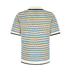 'Tuck Stitch' polo shirt