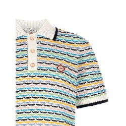'Tuck Stitch' polo shirt