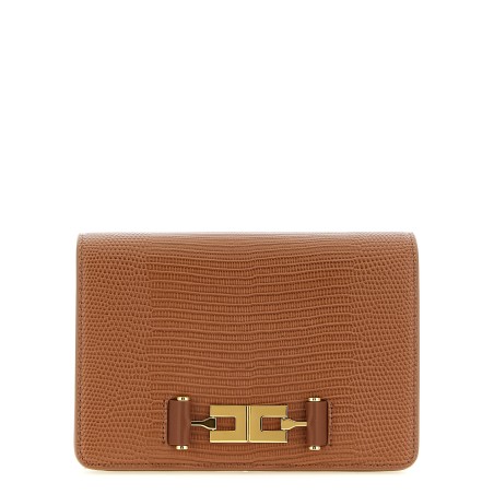 Lizard print crossbody bag