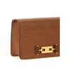 Lizard print crossbody bag
