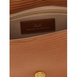 Lizard print crossbody bag