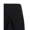 Button asymmetrical skirt
