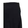 Button asymmetrical skirt