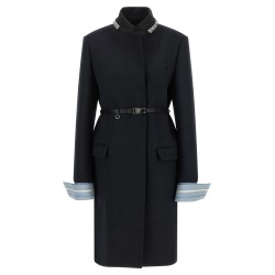Jewel collar coat