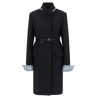 Jewel collar coat