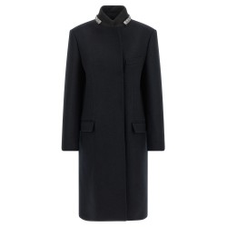 Jewel collar coat