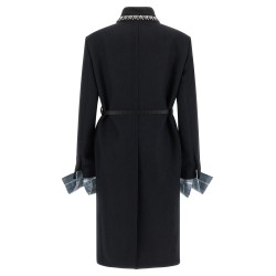 Jewel collar coat