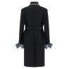 Jewel collar coat