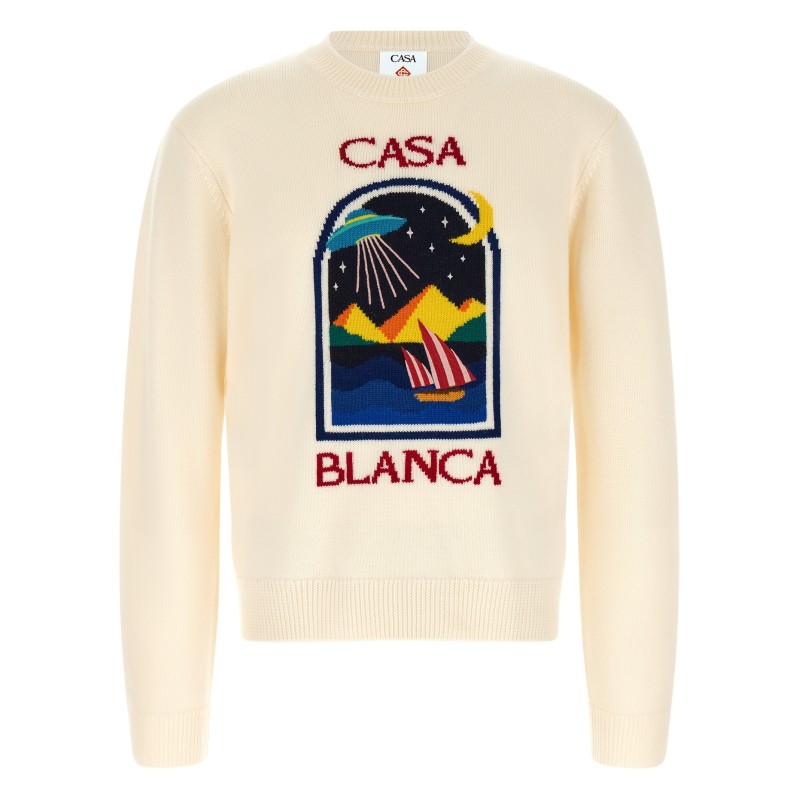 'Pyramid Abduction' sweater