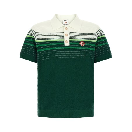 'Bouclé Stripes' polo shirt
