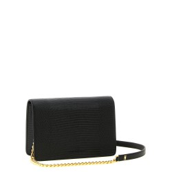 Lizard print crossbody bag