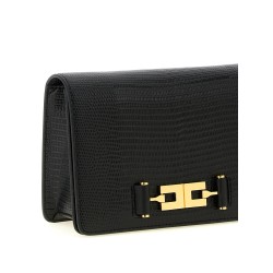 Lizard print crossbody bag
