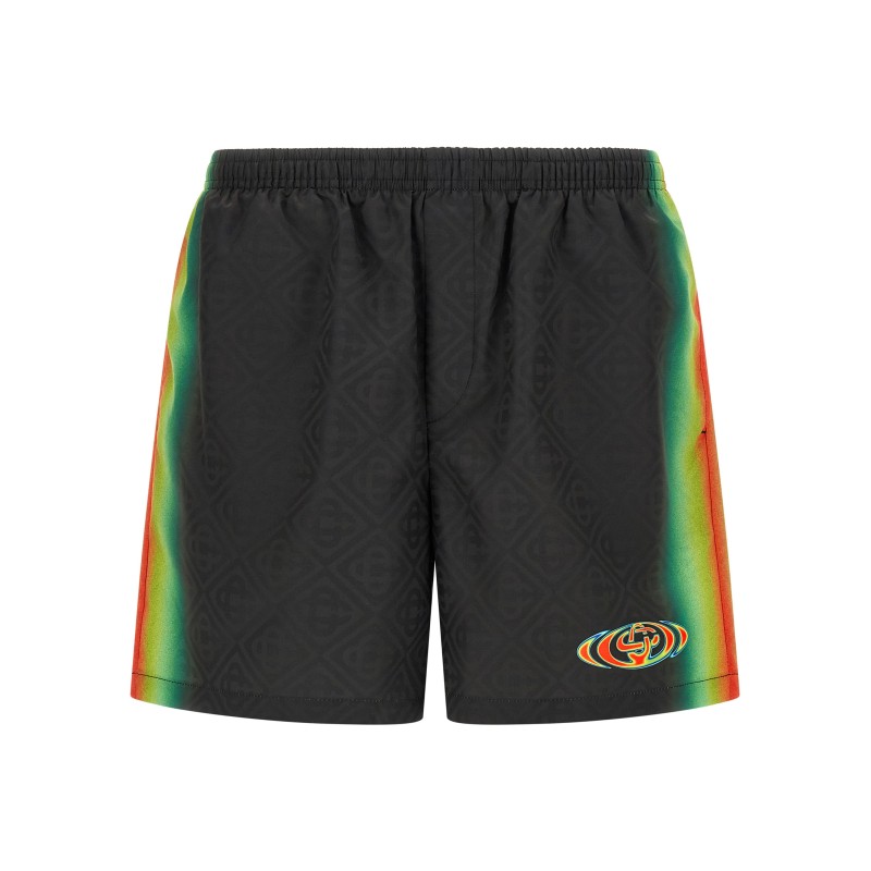 Jacquard logo swimsuit