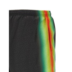 Jacquard logo swimsuit