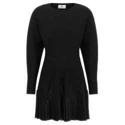 Knitted pleated dress