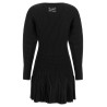 Knitted pleated dress