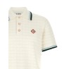 Bouclé polo shirt