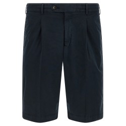Stretch cotton bermuda shorts