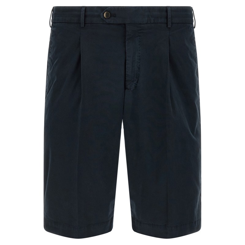 Stretch cotton bermuda shorts