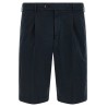 Stretch cotton bermuda shorts