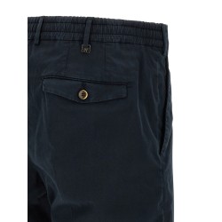 Stretch cotton bermuda shorts