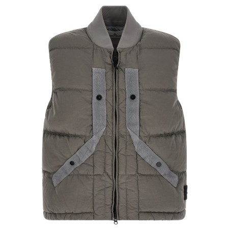 Crinkled effect vest