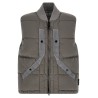 Crinkled effect vest