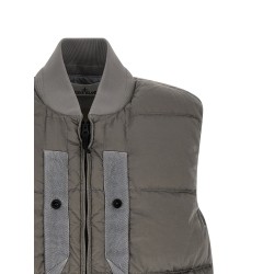 Crinkled effect vest
