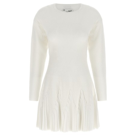 Knitted pleated dress