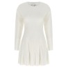 Knitted pleated dress
