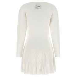 Knitted pleated dress
