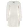 Knitted pleated dress