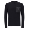 'Re-Nylon' Pocket Sweater