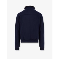 Bellati-Mrw wool and cashmere jacket with fur detail