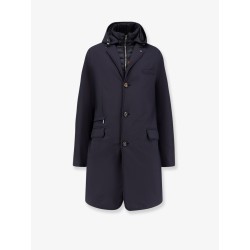 Redon-Skt padded nylon long jacket