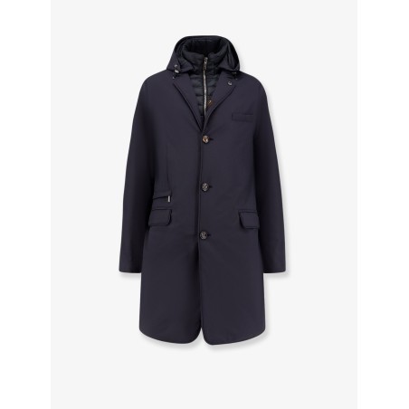 Redon-Skt padded nylon long jacket