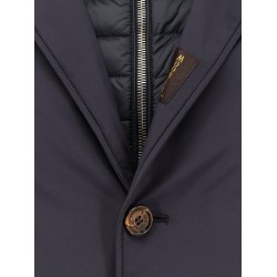 Redon-Skt padded nylon long jacket